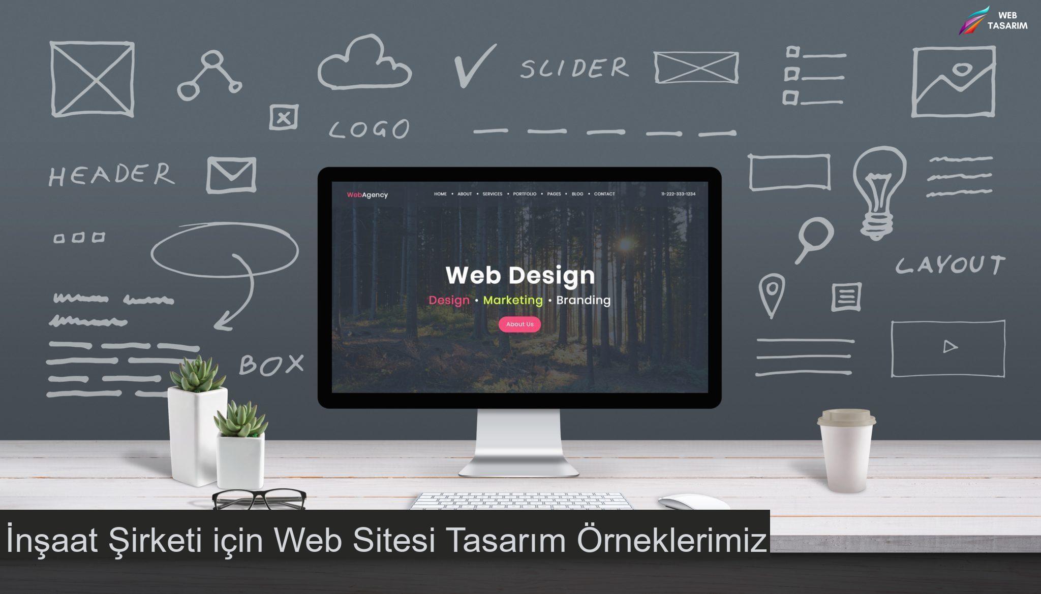 İnşaat Şirketi için Web Sitesi Tasarım Örneklerimiz