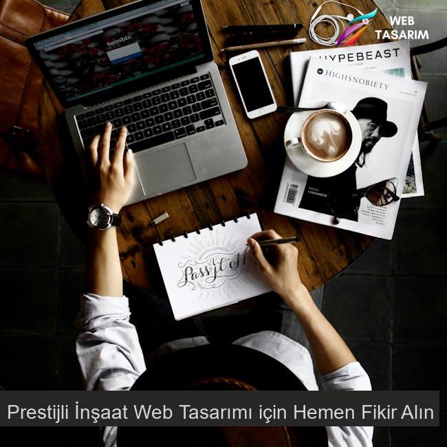 Prestijli İnşaat Web Tasarımı için Hemen Fikir Alın